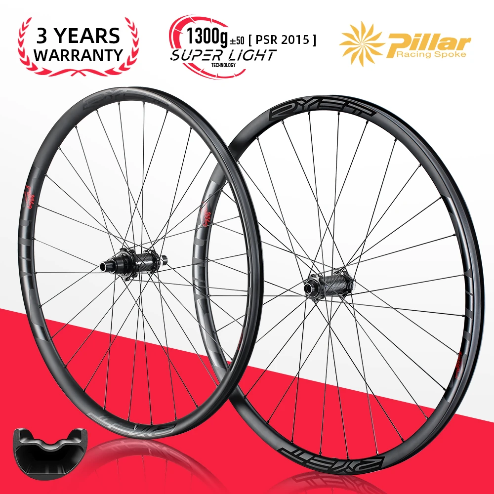 2022 RYET Extra Light 29er MTB Carbon Wheels 28mm Mountain Bike Rims