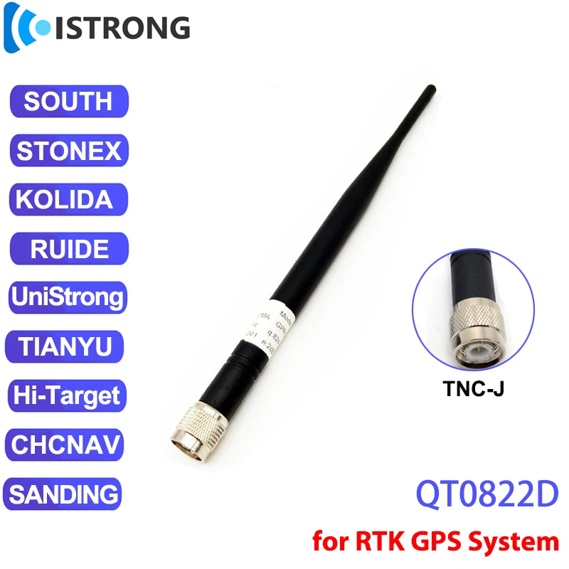 

RTK GPS Survey System 3G 2G GPRS Network Antenna TNC-J for STONEX SOUTH SANDING UniStrong Hi-Target CHCNAV GNSS Receiver QT0822D