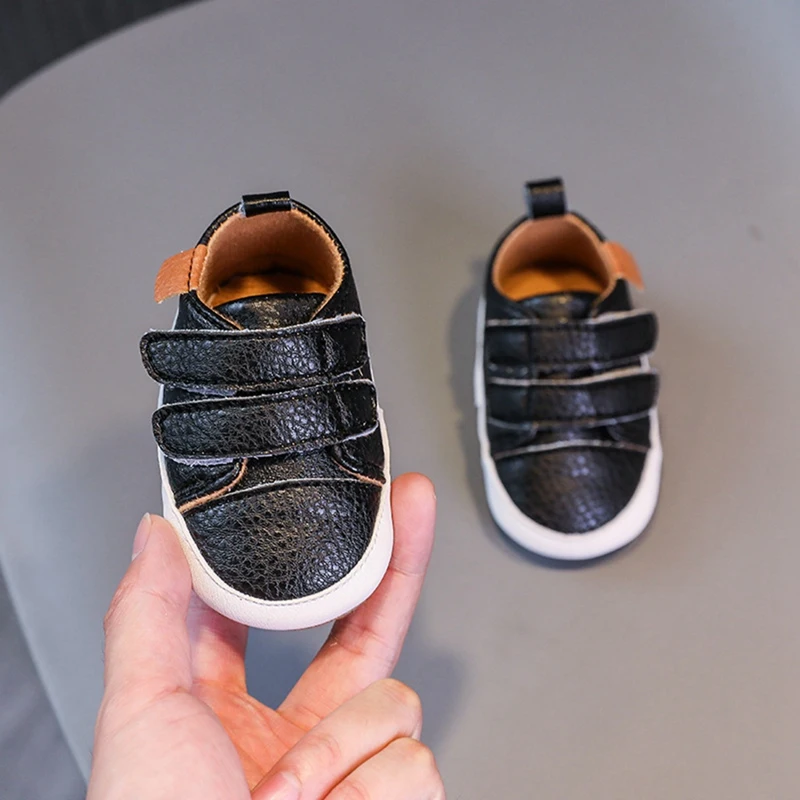 Baby Shoes Newborn Boys Girls First Walker Kids Toddler Pu Leather Soft Sole Sneakers 0-18 Months baby shoes children sports shoes