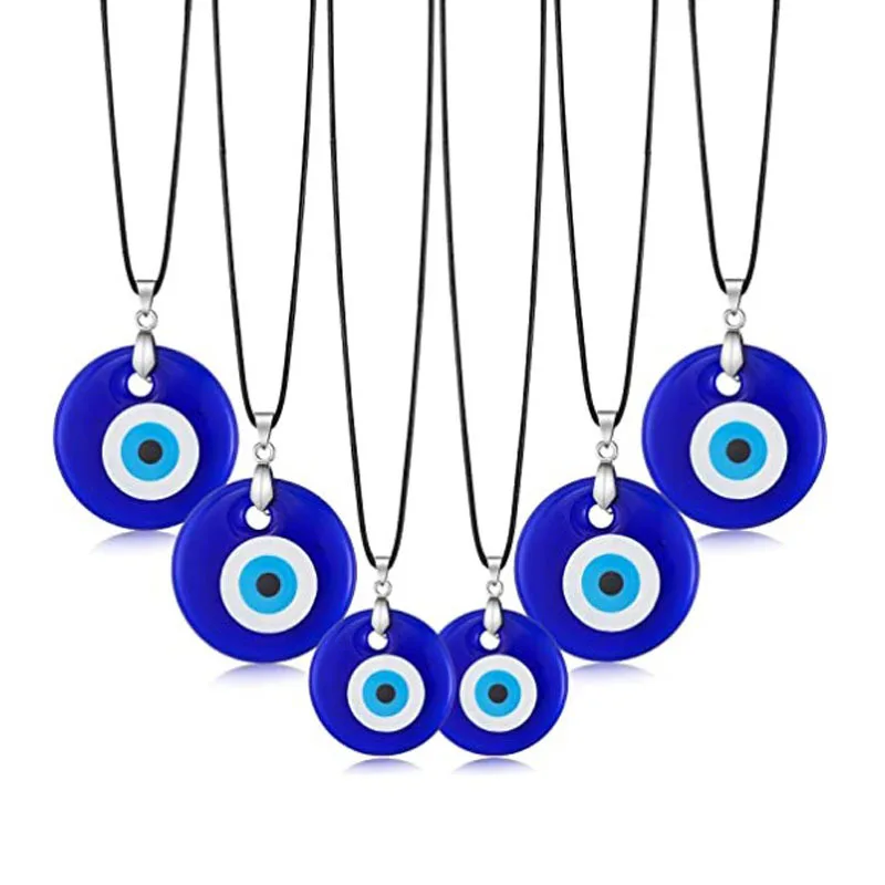 Blue Turkish Evil Eye Pendant Necklace For Women Men Baby, Devil Greek Eye Jewelry On The Neck, Hamsa, Nazar, Evil Eye Necklaces 2
