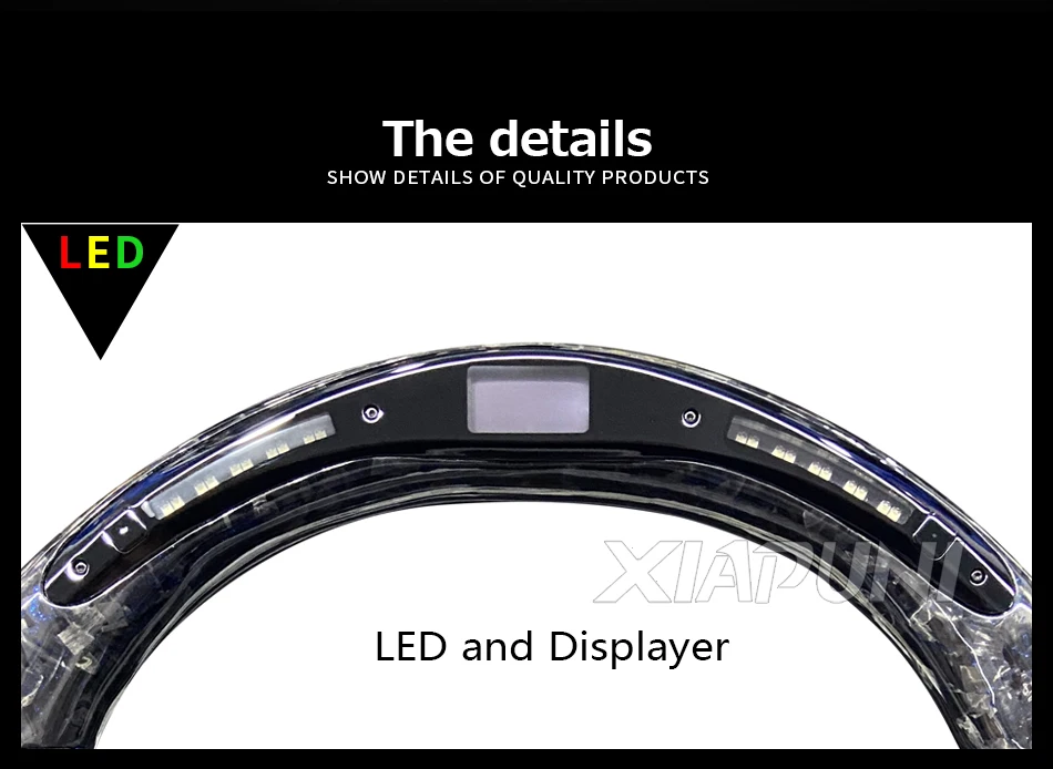 Fit For VW Steering Wheel Golf 7 MK7 Mk7.5 GTI Scirocco Polo GTS R Line 2015-2017 Forge Carbon Customized LED RPM Racing Wheel - - Racext 27