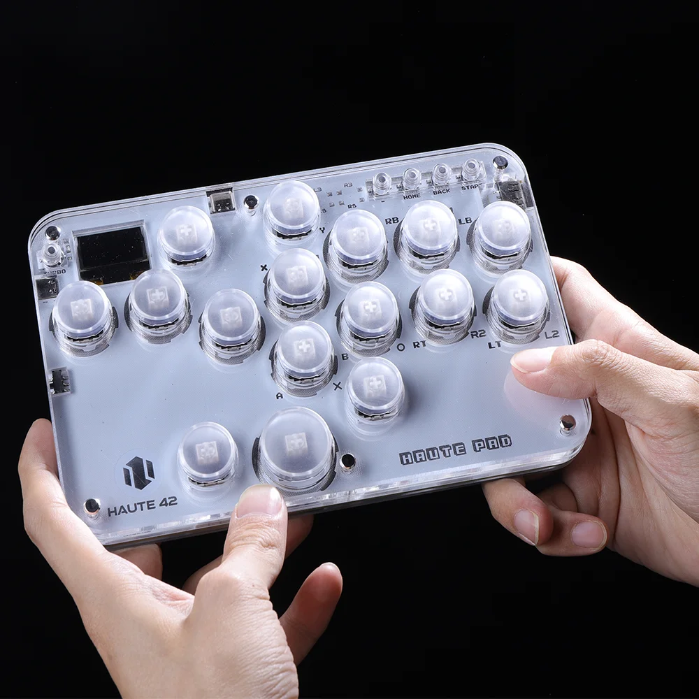 Haute42 Gamerfinger Hitbox kontroler drążek arkadowy Street Fight Stick zręcznościowa dla PC /Ps3/ Ps4/przełącznik Mini Hitbox klawiatura