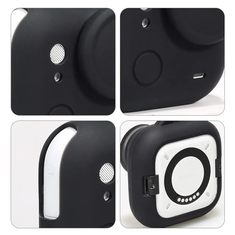 Silicone Protective Cover with Hand Strap - Durable Anti-Drop Camera Lens Case