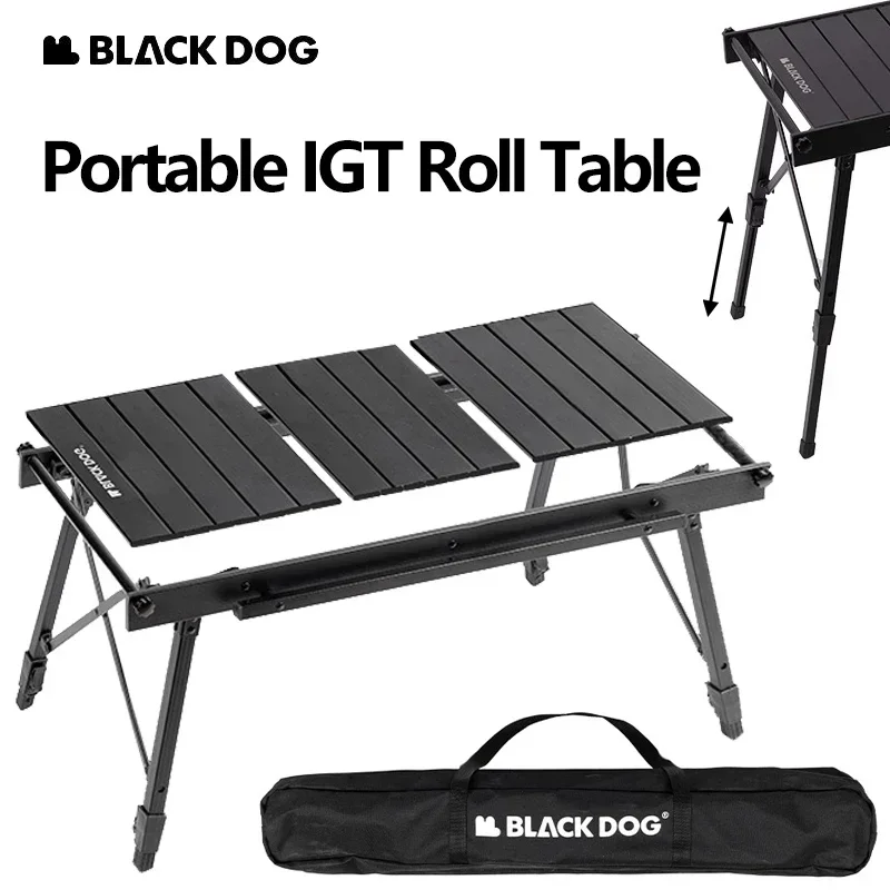 

Black Dog x Naturehike Lightweight Camping Table Mesa Adjustable Demontable Folding Camping Mini Beach Portable Tactical Tourist