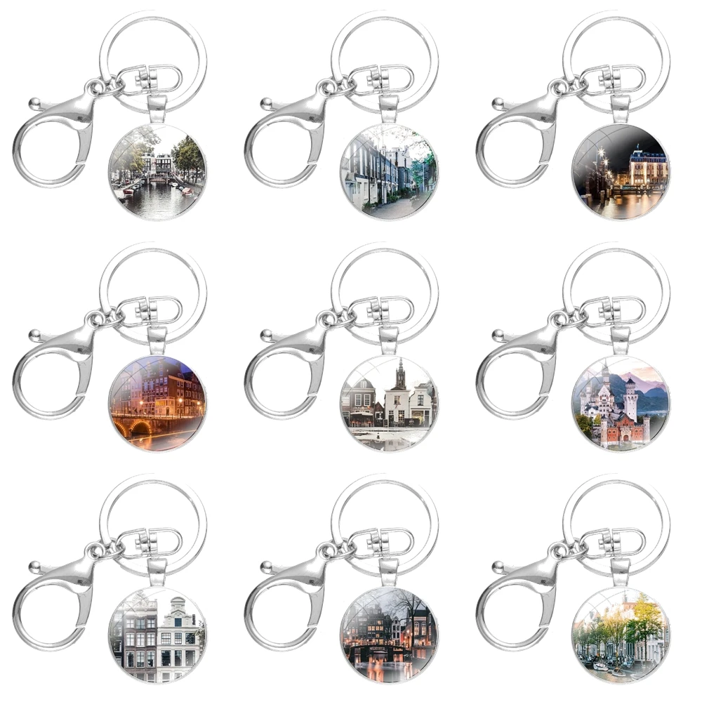 Aliexpress Welcome Las Vegas Pendant Keyring Men Women Stainless Steel Key Chain Jewelry Geometric Nevada