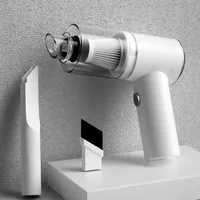 Mini Car Vacuum Cleaner Wireless Charging Dry And Wet Dual-use Small Handheld Gun Vacuum Cleaner In-car Automotive Supplies