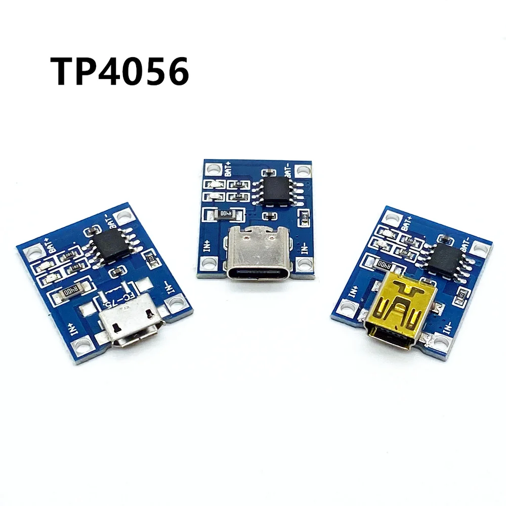 마이크로 USB 5V 1A 18650 TP4056 리튬 배터리 충전기 모듈 충전 보드, 보호 이중 기능 1A 리튬 이온, 5 개