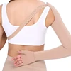 Post Mastectomy Compression Arm Sleeve Elastic Anti Swelling Elbow Palm Support Edema Swelling Lymphedema 30~40 mmHg Men Women 3