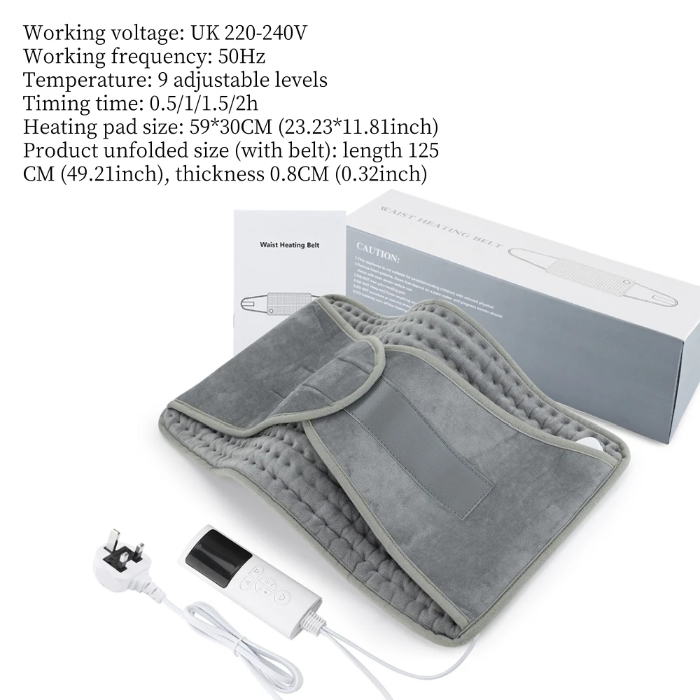 Cozy Electric Heating Pad for Pain Relief - Auto-Off & Machine Washable