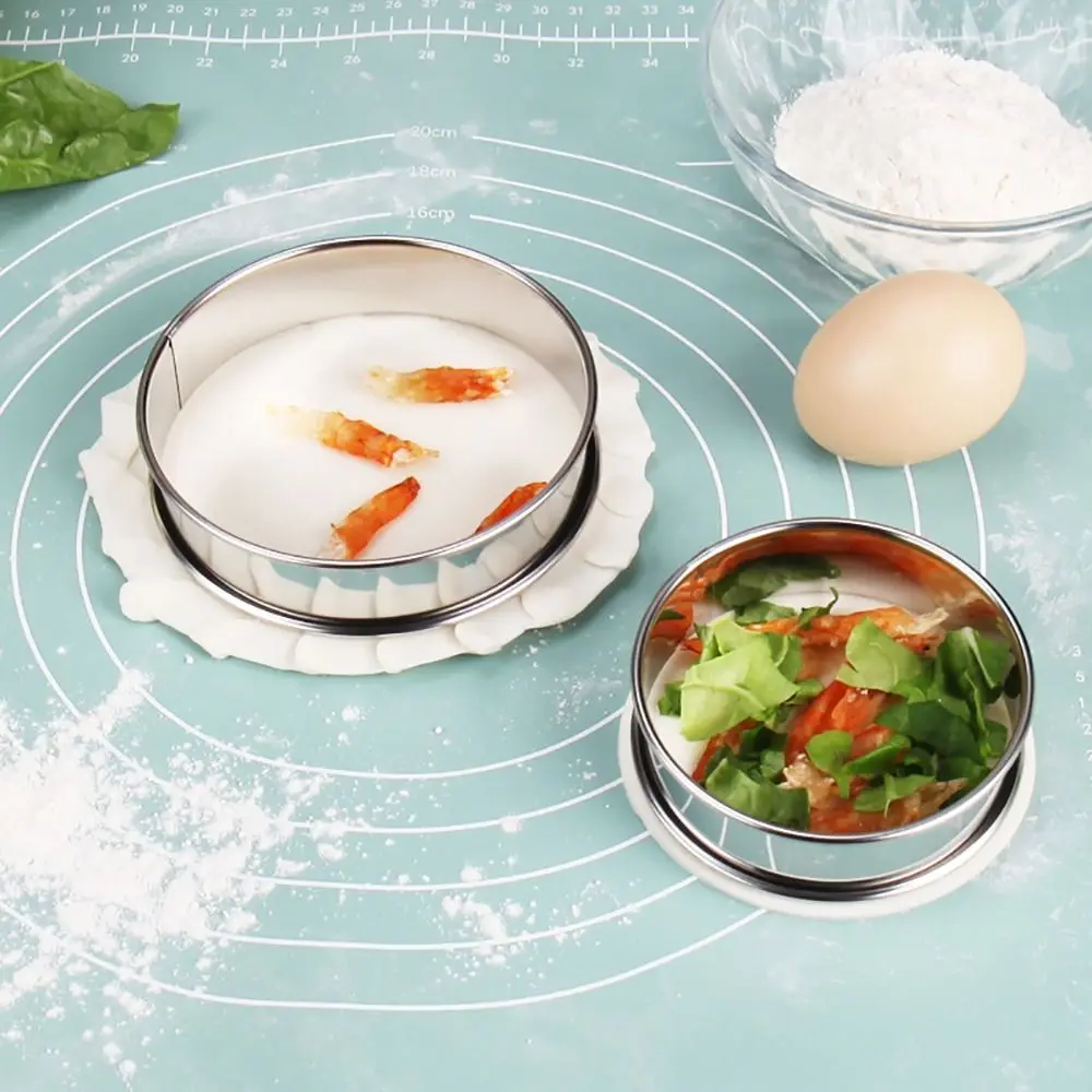 Stainless Steel Muffin Tart Rings for Baking