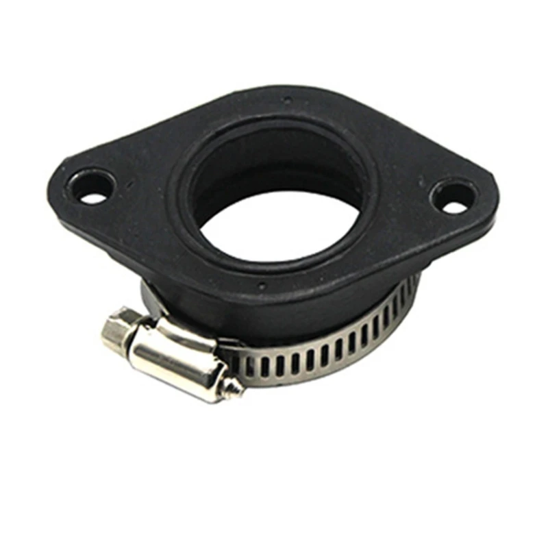 Motorcycle Carburetor Adapter Inlet Intake Pipe Rubber Mat Fit on PWK 28/30mm 32/34mm Carburetor UTV ATV Pit Dirt Bike