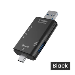 Universal 6-in-1 High-Speed Card Reader and OTG Adapter (6 in1 USB2.0)