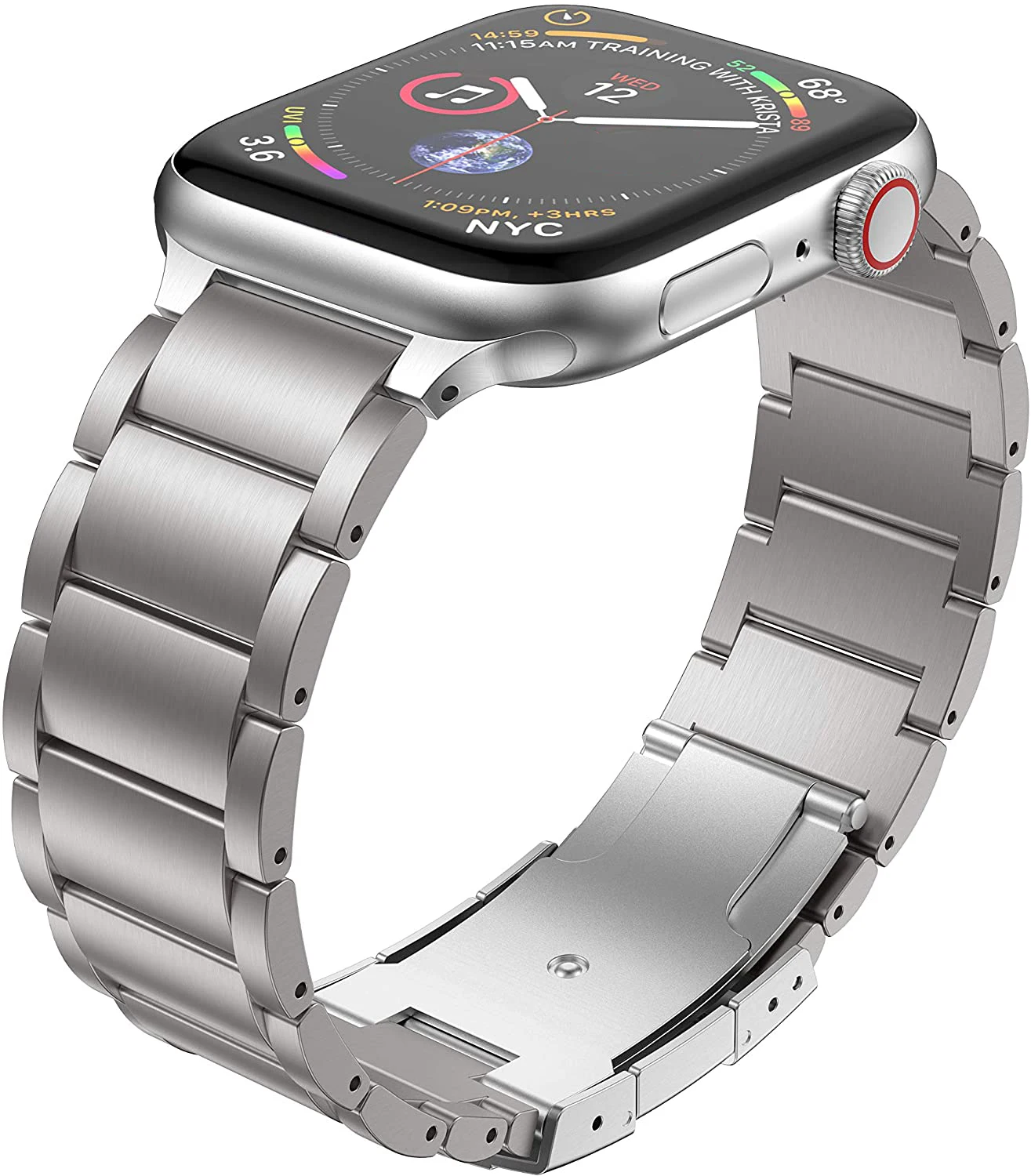 Premium Titanium Metal Bracelet Strap