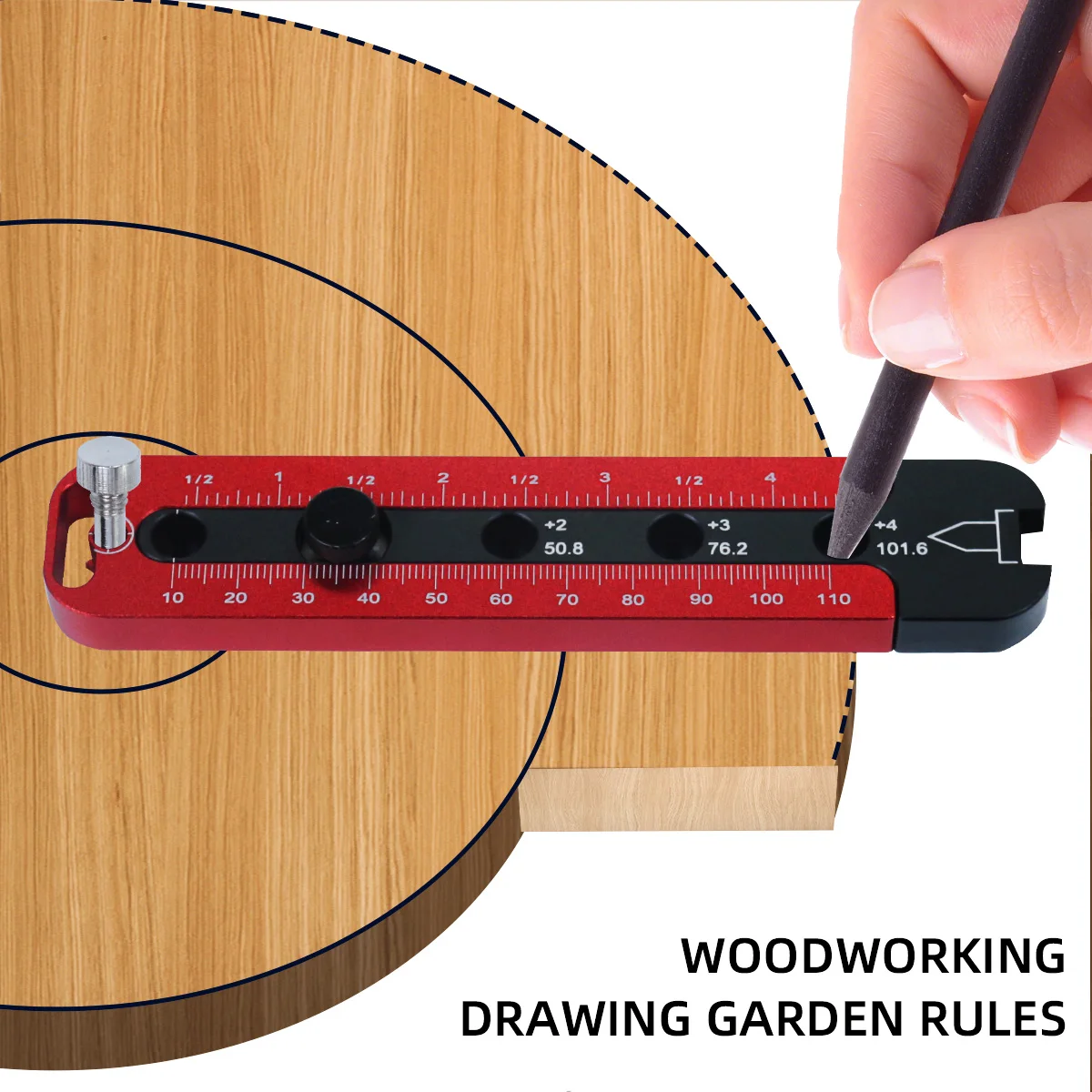 Woodworking Center Drawing Ruler 300mm Metric Carpenter DIY Layout Marking  Gauge Find Center Circle Scriber Hand Measuring Tool - AliExpress