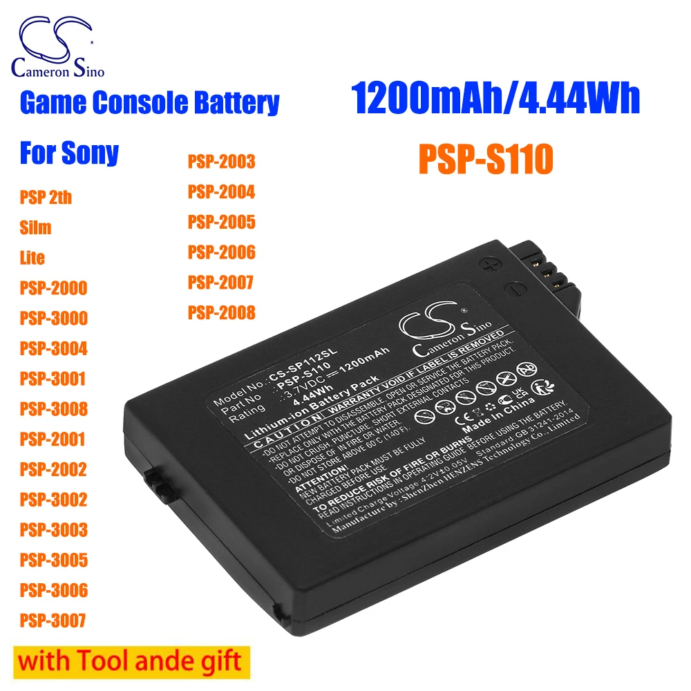 

Game Console 1200mAh/1800mAh Battery PSP-S110 for Sony PSP 2th Silm Lite PSP-2000 PSP-3000 PSP-3004 PSP-3001 PSP-3008