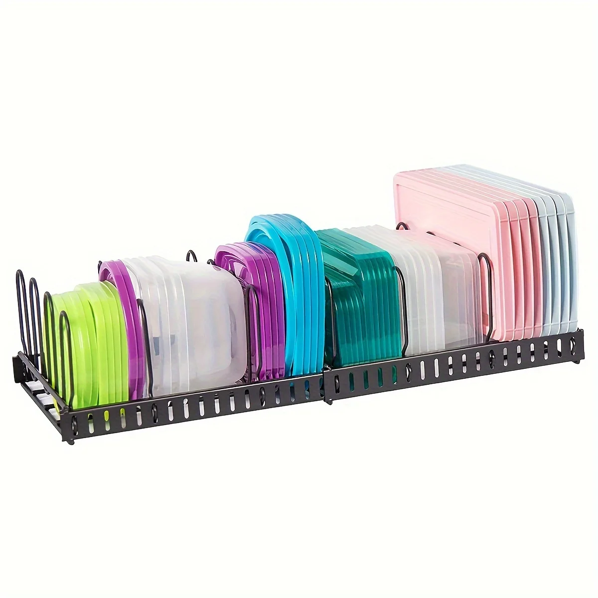 

Складной органайзер с регулируемыми 10 разделителями, 1 шт., органайзер большой емкости со съемной крышкой, стойка для кабины