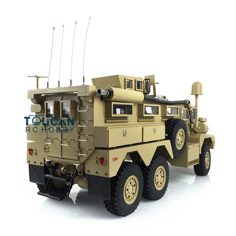 RC 1/12 6x6 MRAP 차량, 16CH 라디오 방폭 자동차 ESC 모터 선물 장난감