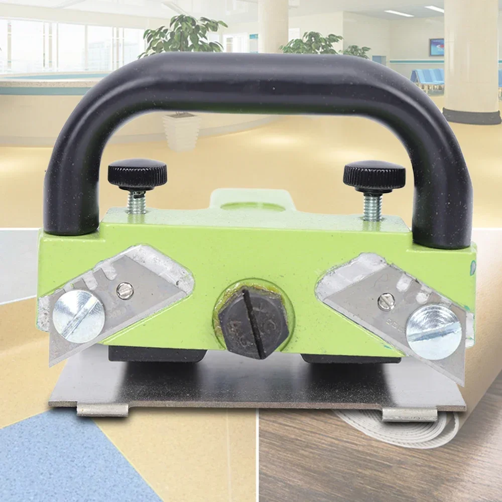 PVC Plastic Floor Stitching Device Handheld Machine Floor Fitting Machine Edge Trimming Double Cutting Design Exactly Cut