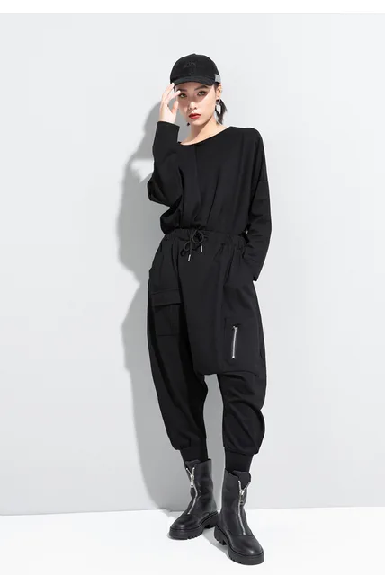 Black Loose Harem Pants 12