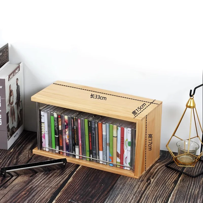 Rotatable Luxury Cd Organizer Rack Disc Stand Display Organizer Portable Floor Wall CD Rack Inlay Porta Dvd Insert Furnitures