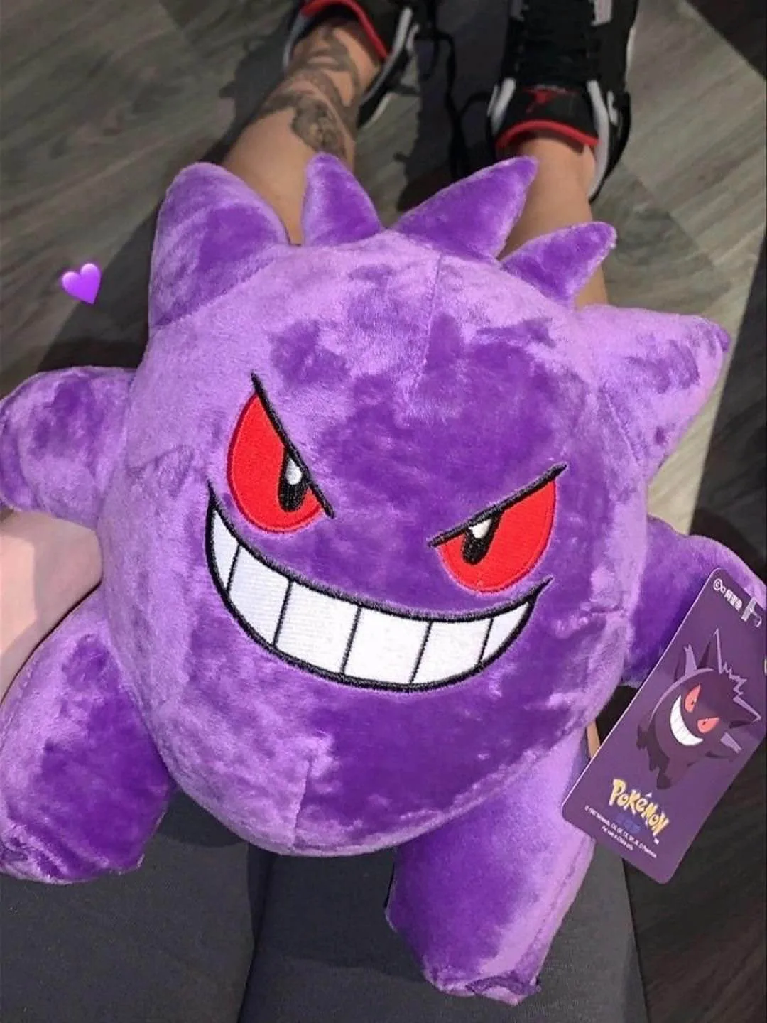 Gengar  봉제 인형, 악마 봉제 인형, 재미있는 애니메이션 봉제 인형, 크리스마스 선물, 귀여운 취미 컬렉션, 생일 선물