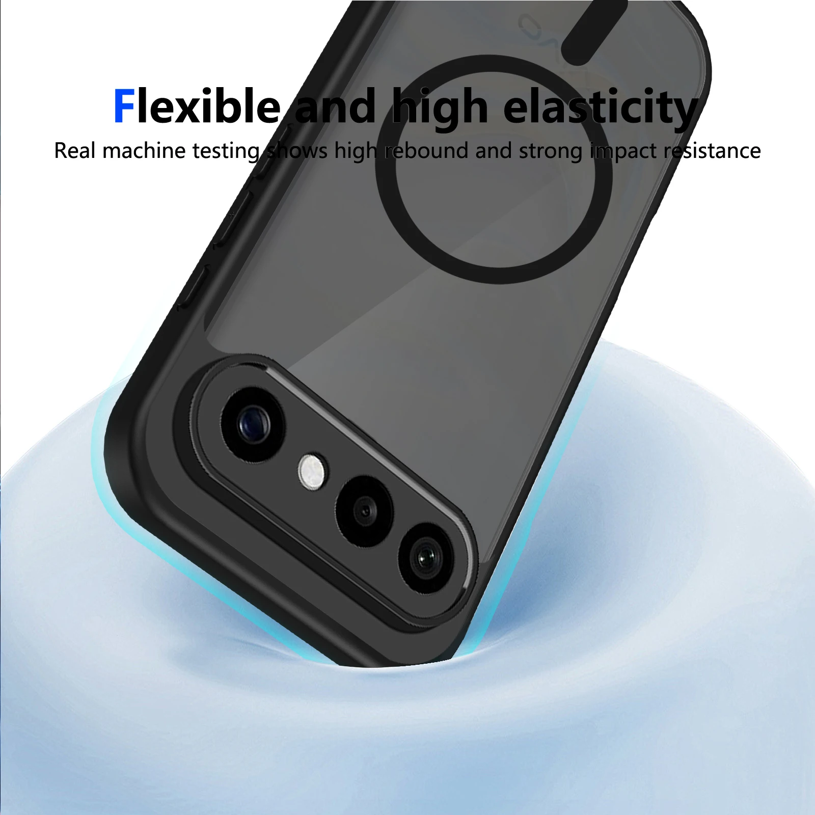 Luxury Matte Translucent Case with Magsafe Wireless Charging Compatibility