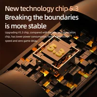 BT8 Wireless Bluetooth Earphones Headphones Outdoor Sports Headset V5.3 Display Button Control Earbuds for Music 4