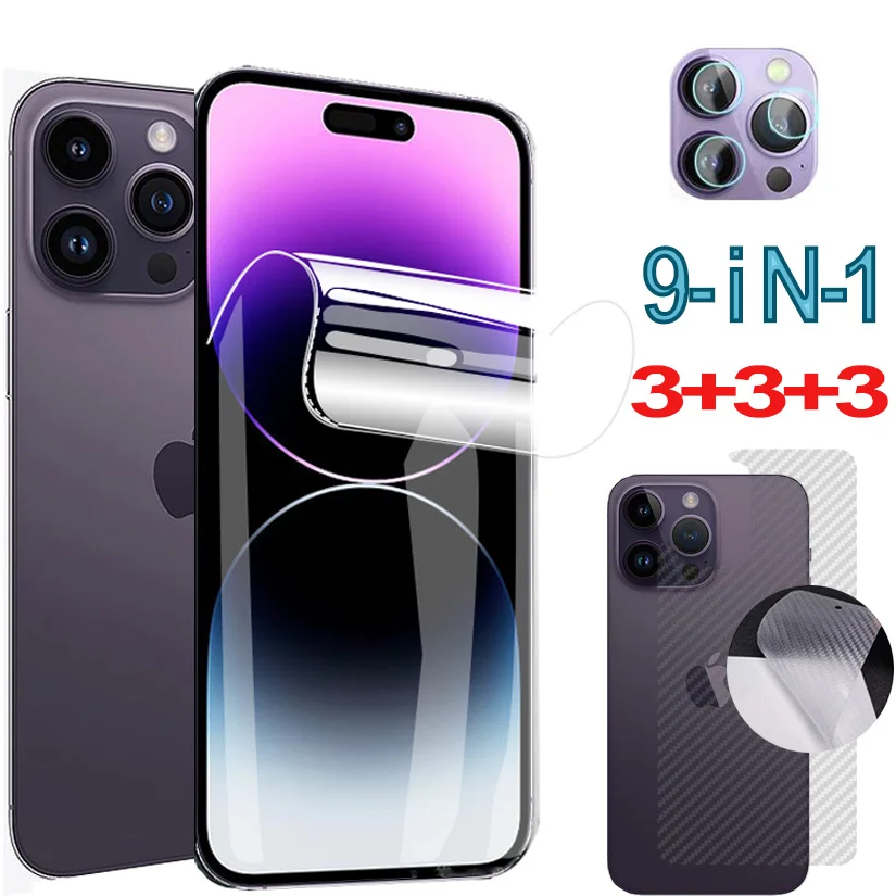 Iphone14 Pro Max Pellicola Idrogel Iphone 15 14 Pro Max Pellicola Salvaschermo Apple I Phone 14 Plus Pellicole Protettive Iphone13Mini Pellicola Poste