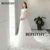BEPEITHY Customized Vestido De Novia Beach Wedding Dress For Women Sexy Backless Modern Full Sleeves Bridal Gowns 2023 Hot Sale 3