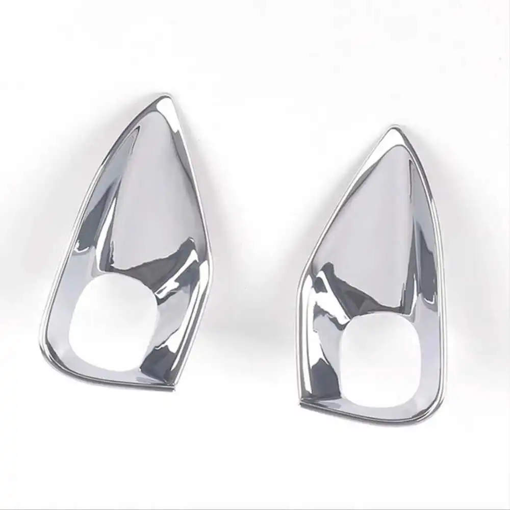 TUBAIZAI Front Fog Light Covers For Lexus TX 2024-2025 (TX350/500h/500h+) – Glossy Chrome ABS Trim, 4-Piece Set, Adhesive Back