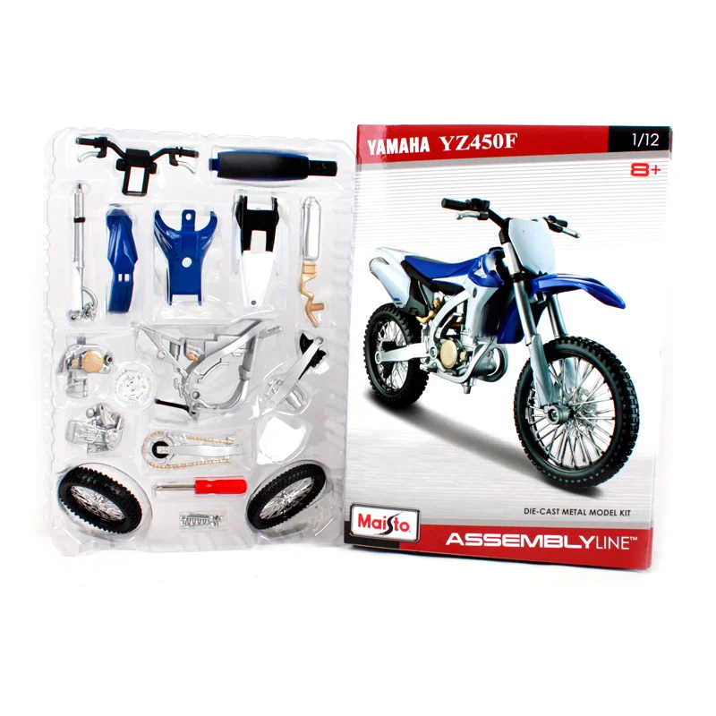 Maisto Assembly Version 1:12 Yamaha YZ450F Alloy Sports Motorcycle Model Diecast Metal Toy Street Motorcycle Model Children Gift 2