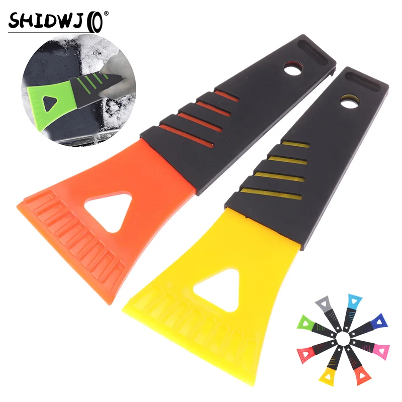 1Pcs Mini Plastic Spatula Ice Scrapper For Car Frost Removal Scraper Windshield Cleaning Tool Snow Cooler Fridge