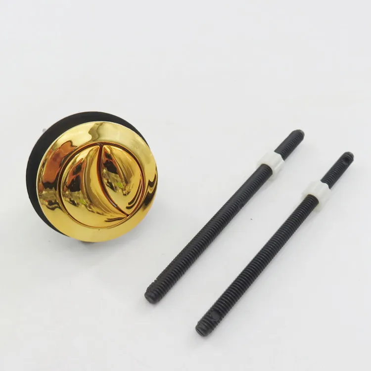 Gold Toilet Button, Circular Flush Switch, Old-fashioned Toilet Water Tank, Pressure Valve, Water Pumping Accessory, 38mm
