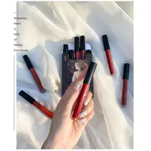 

Creative Cigarette Lipstick Set 5 Colors/Set Matte Long Lasting Waterproof Non-Stick Cup Matte Lip Glaze Red Lips Makeup Gifts