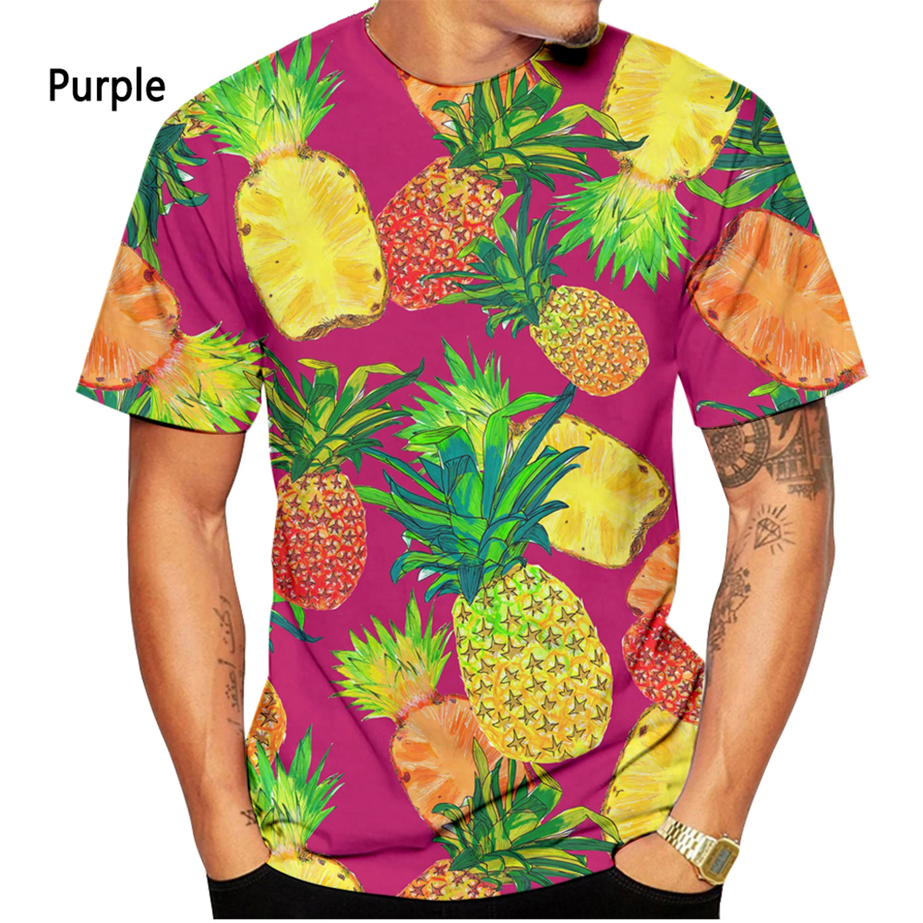 T-shirts, Pineapple