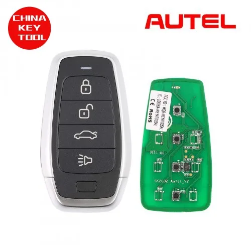 1ชิ้น autel AT004CL สากลสมาร์ทคีย์ระยะไกล4ปุ่ม autel สมาร์ทคีย์สำหรับ autel สมาร์ทคีย์สำหรับ KM100 IM508 IM608 2
