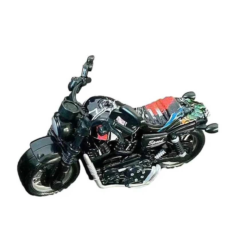 

Toy Motorcycle Simulation Pull Back Toy Cars Motorcycle Collection Gift For Boys Davidson Street Glide Motorcycle DieCast Mini
