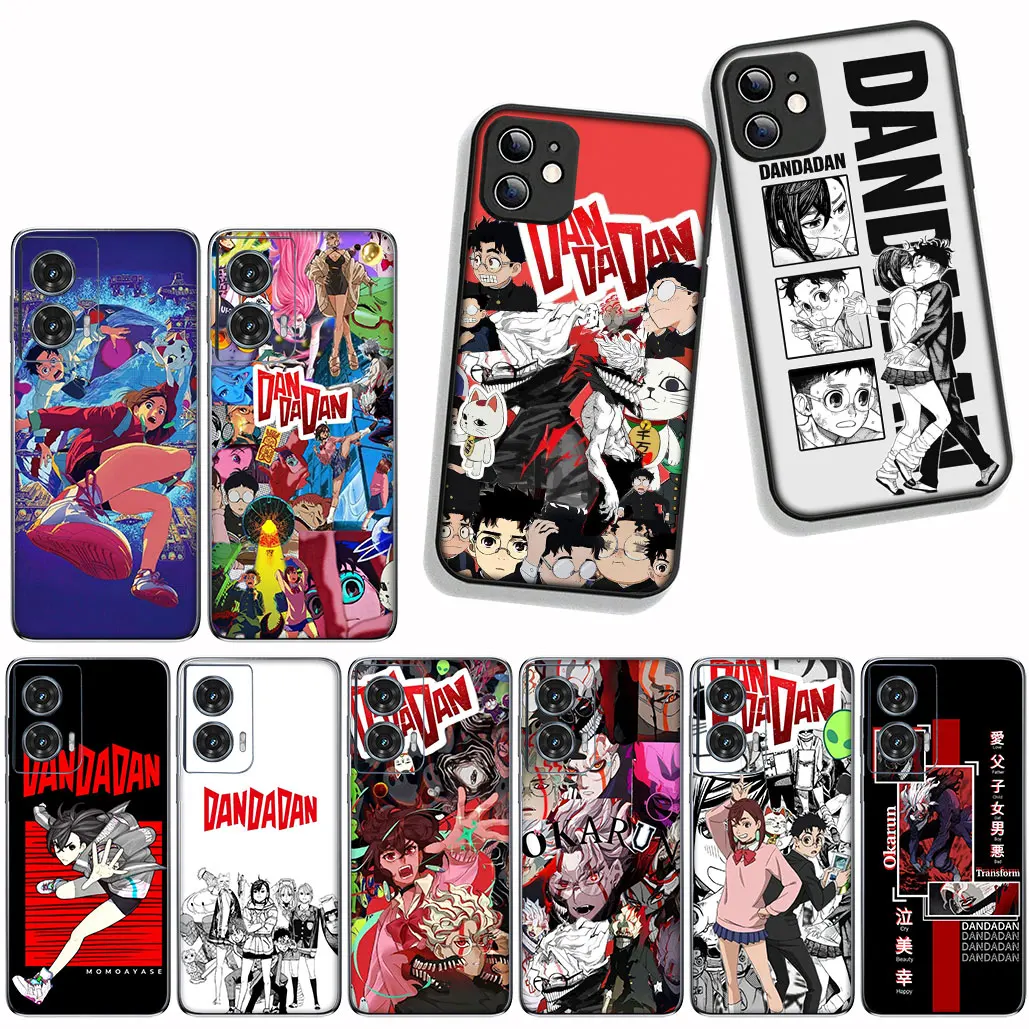 Stylish Protective Coque Cover with Dandadan Momo Okarun Design