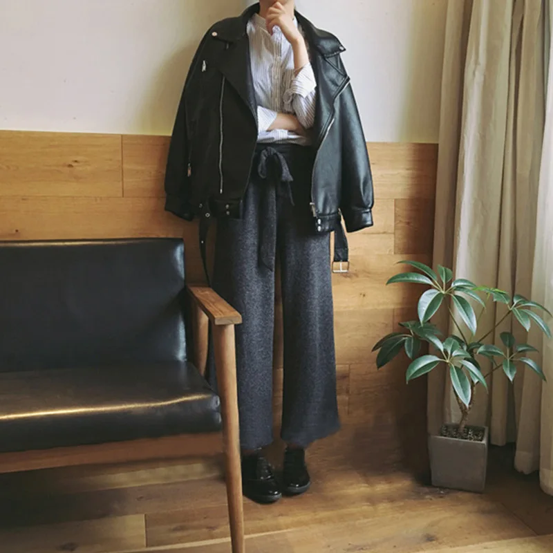 Рисунок 4 - Крутое женское кожаное пальто в стиле панк