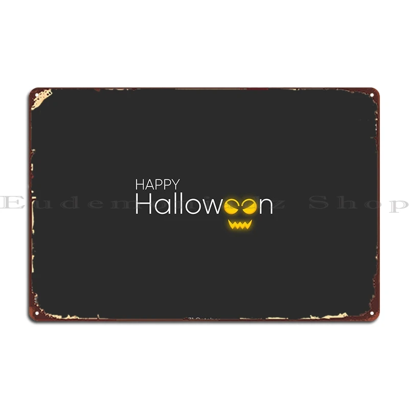 

Halloween Metal Signs Decoration Garage Party Club Design Garage Tin Sign Poster