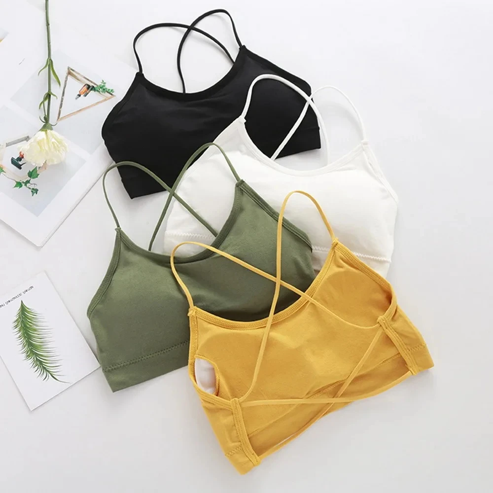 Women Cross Strap Sports Bra Push Up Top Yoga Gym Crop Top Brassiere Fitness Sport Breathable Beauty Back Bras women lingerie bra