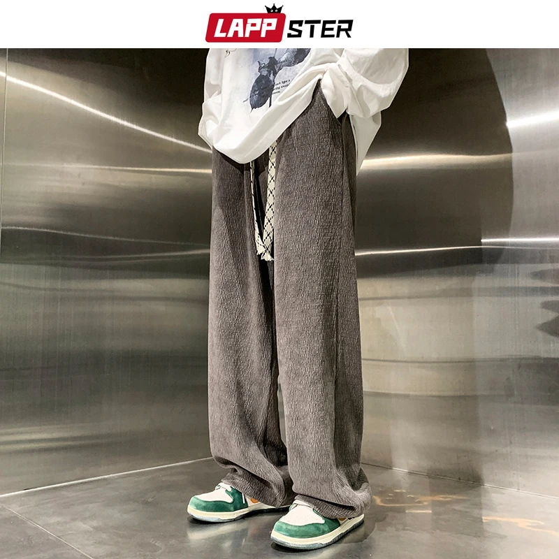 

LAPPSTER Y2k Japanese Streetwear Sweatpants 2023 Overalls Vintage Joggers Pants Korean Fashion Harajuku Casual Cargo Harem Pants