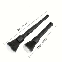 Brosse à poils doux pour intérieur de voiture, plumeau de tableau de bord automatique, brosse pour livres, outil de moto, 1PC 6