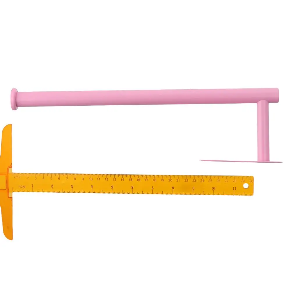 Wall Mounted Pink Paper Holder Stainless Steel Square Tissue Dispenser Toilet Paper Rack Office, Bathroom