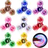 LED Light Up Fidget Spinner Luminous Finger Toy Hand Spinner Stress Reduction and Anxiety Relief Party Favors for Kids Adults 1