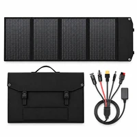 Panneau solaire pliable 200W, chargeur solaire compatible avec station d'alimentation portable, camping en plein air, alimentation pour camping-car, usage domestique, jardin, toit 1