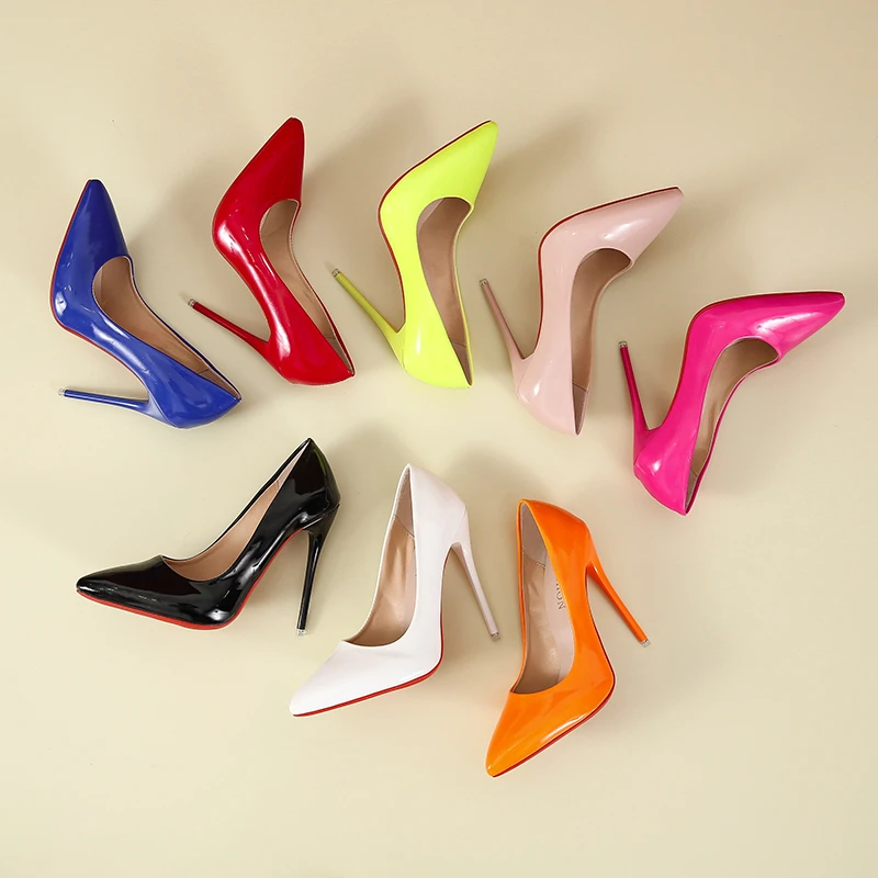 Temperament 12cm Super High Thin Heels Shoes Women Pumps