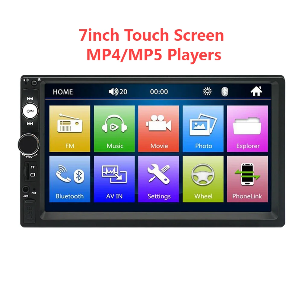 7inch 2 Din Car Radio 7012B Autoradio Multimedia Player Touch Screen