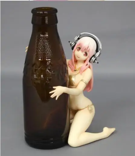 

2023 lowest promotional price Japanese original anime figure super sonico hug ver action figure collectible model toys