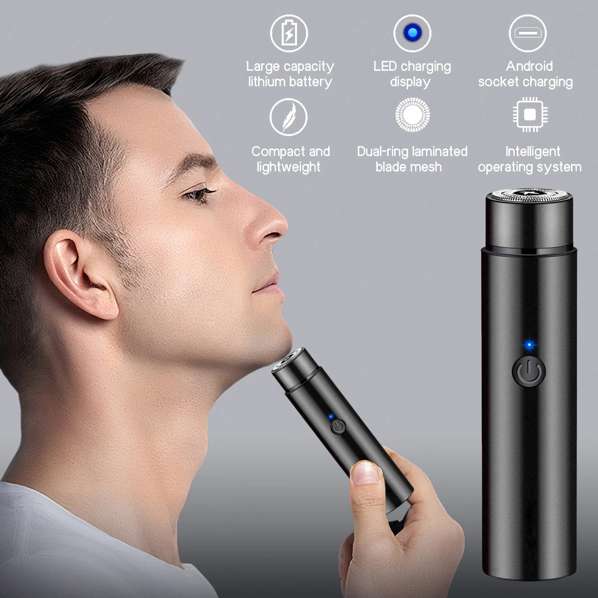Portable USB Charging Hair Trimmer for Home Use
